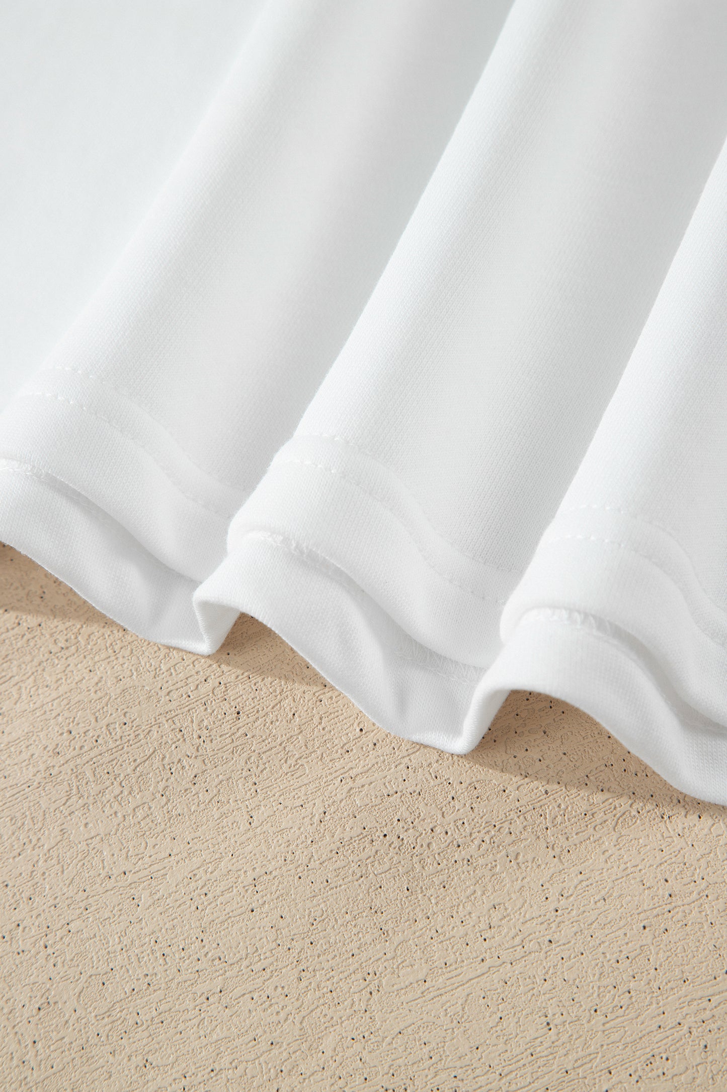 White Striped Frilled Collar Short Sleeve Blouse